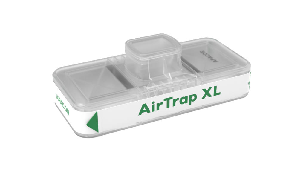 AirTrap XL sampling cassette used with the Sporecyte pump